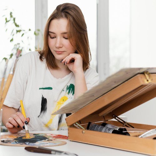 4er - Set Maltafeln mit glatter Oberfläche, Weiß - Easy2sell - Deluxe