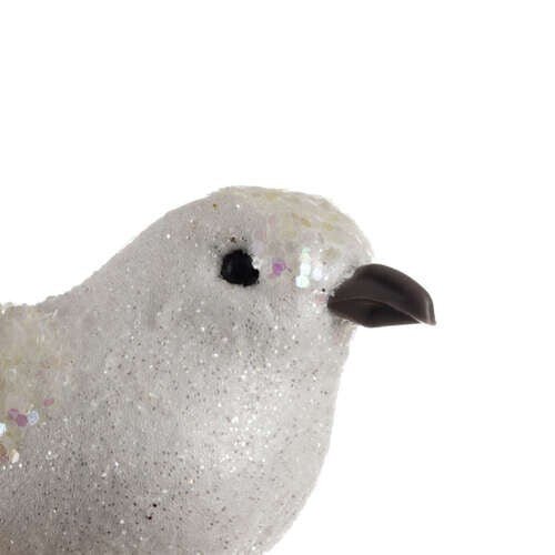 4x Christbaumschmuck Vogel Clip Figur Weihnachtsbaum Schmuck Vögel Baumschmuck - Easy2sell - Deluxe