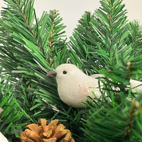 4x Christbaumschmuck Vogel Clip Figur Weihnachtsbaum Schmuck Vögel Baumschmuck - Easy2sell - Deluxe