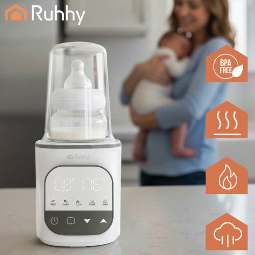 5 - in - 1 Flaschenwärmer mit Touchpanel und Sterilisierung weiß - Easy2sell - Deluxe