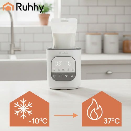 5 - in - 1 Flaschenwärmer mit Touchpanel und Sterilisierung weiß - Easy2sell - Deluxe