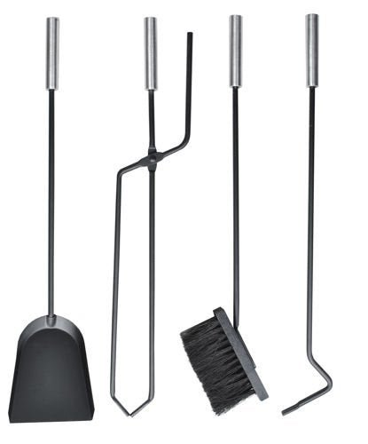 5-teiliges Kaminzubehör-Set mit modernem Design - Easy2sell-Deluxe