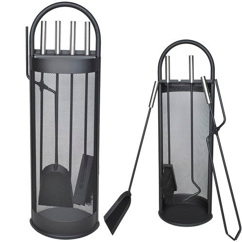 5-teiliges Kaminzubehör-Set mit modernem Design - Easy2sell-Deluxe
