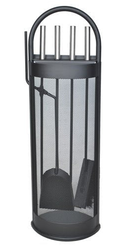 5-teiliges Kaminzubehör-Set mit modernem Design - Easy2sell-Deluxe