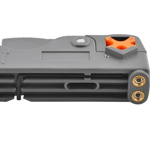 5 - teiliges Netzwerk - Toolkit mit Kabeltester und Crimper, schwarz/orange - Easy2sell - Deluxe