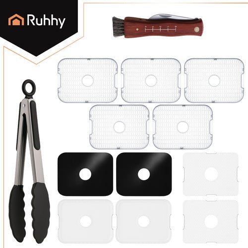 5 Trockenschalen Dörrautomat 24 - Stunden - Timer Edelstahl - Easy2sell - Deluxe