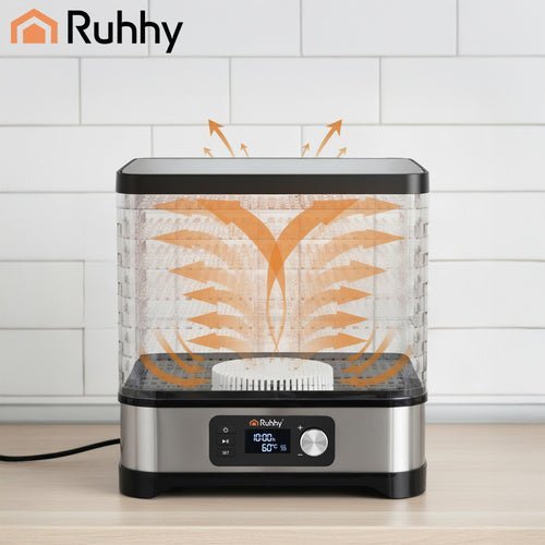 5 Trockenschalen Dörrgerät mit LCD - Display, 10 l - Easy2sell - Deluxe