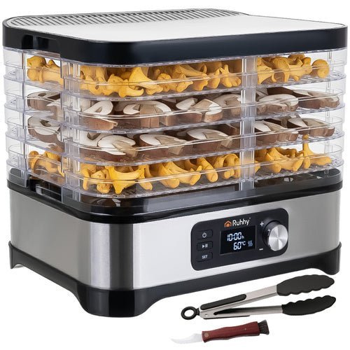 5 Trockenschalen Dörrgerät mit LCD - Display, 10 l - Easy2sell - Deluxe