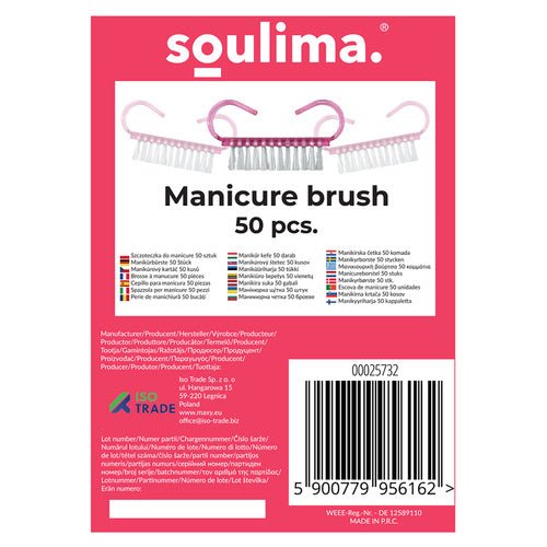 50 Manikürebürsten für optimale Hygiene – Rosa - Easy2sell - Deluxe