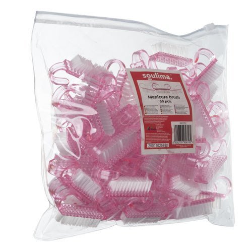 50 Manikürebürsten für optimale Hygiene – Rosa - Easy2sell - Deluxe