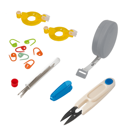 58 - teiliges Häkelset mit umfangreichem Zubehör, mehrfarbig - Easy2sell - Deluxe