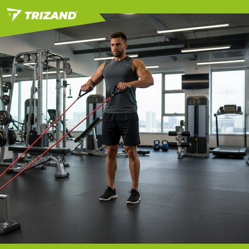 5er Set Widerstandsbänder für Ganzkörpertraining - gelb bis schwarz - Easy2sell - Deluxe