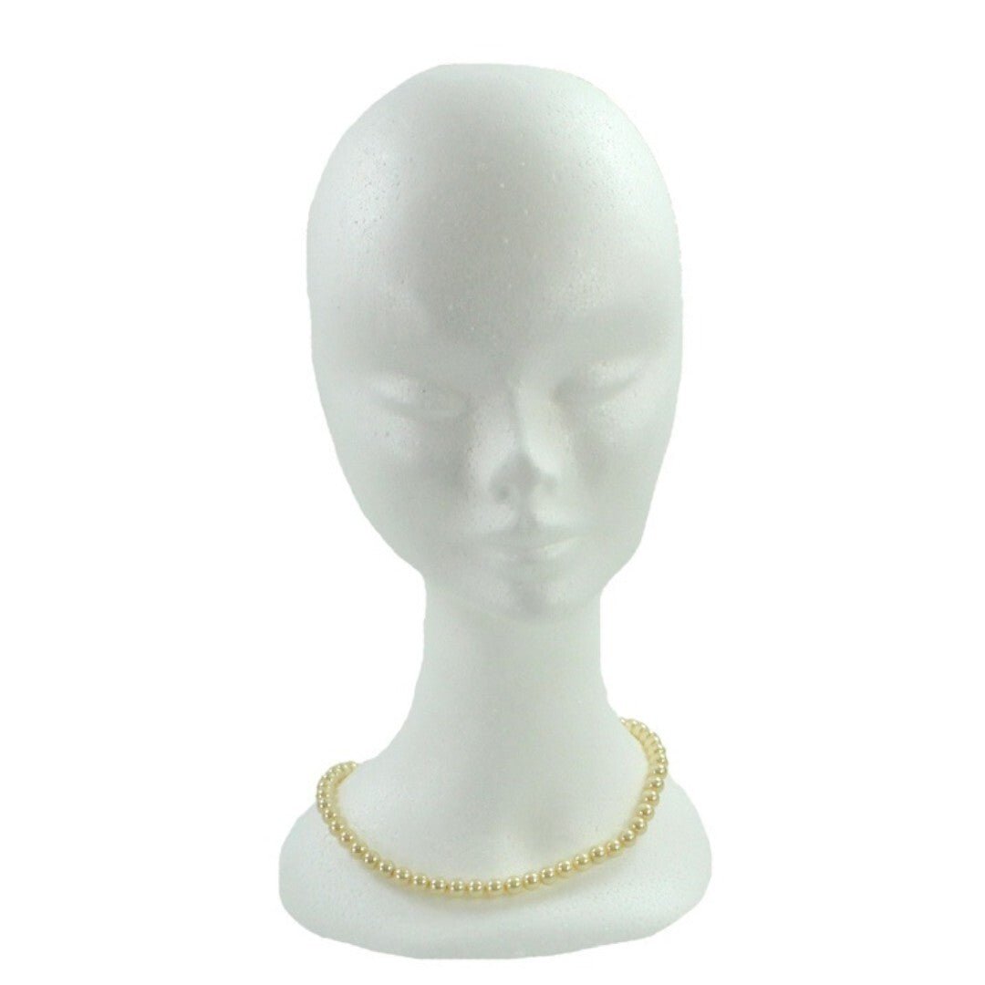 5x Halskette Perlenkette Theater & Karneval Verkleidung Schmuck in creme/ gold - Easy2sell - Deluxe