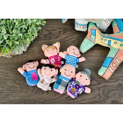 6 Fingerpuppen Set für kreatives Spielen mehrfarbig - Easy2sell - Deluxe