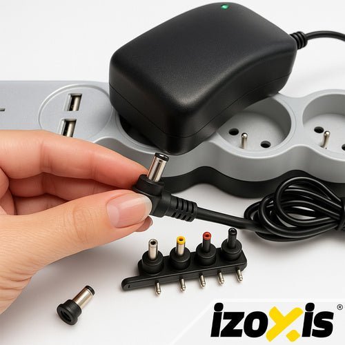 6 Spitzen Universal - Netzteil mit einstellbarer Spannung - Easy2sell - Deluxe