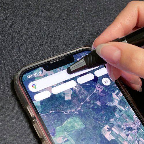 6 Stifte mit einziehbarem Notizblatt für effizientere Notizen in Blau und Schwarz - Easy2sell - Deluxe