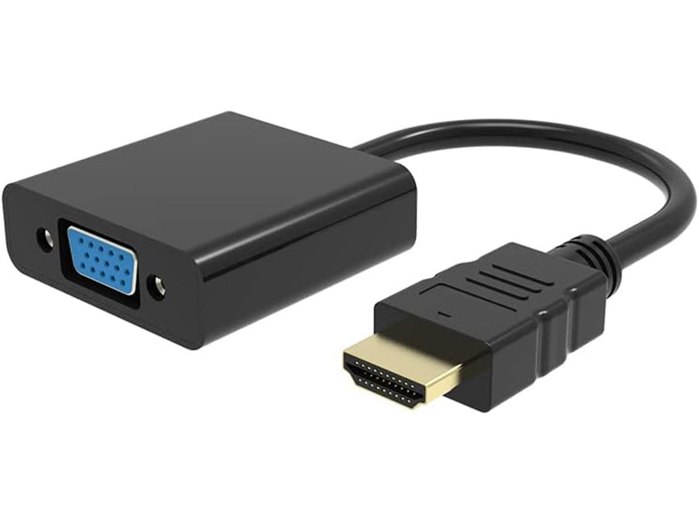 Konverteradapter HDMI auf VGA D-Sub Kabel schwarz