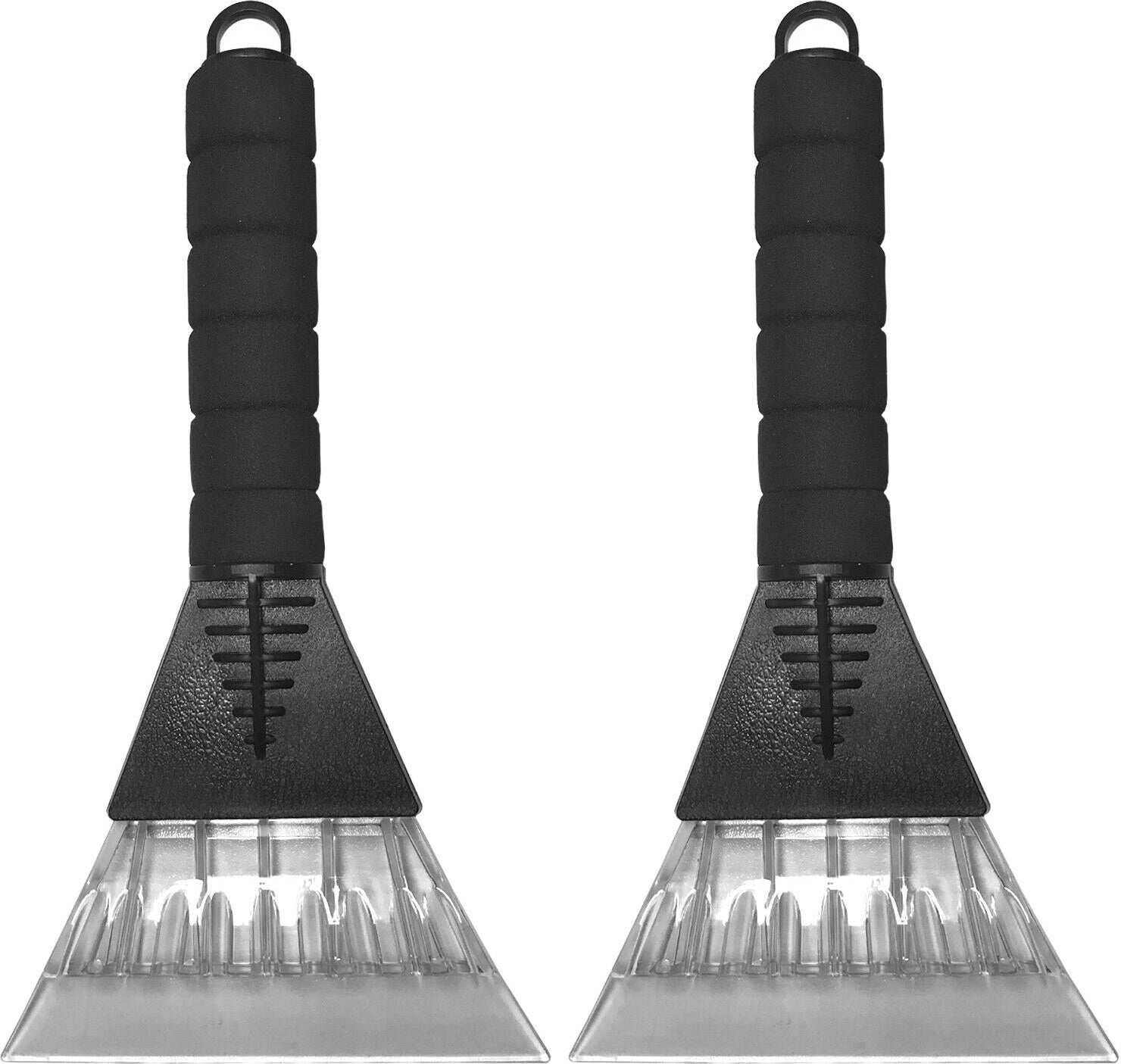 Eiskratzer 2er Set mit Softgriff Auto Griff Eisschaber Scheibenkratzer 26 cm