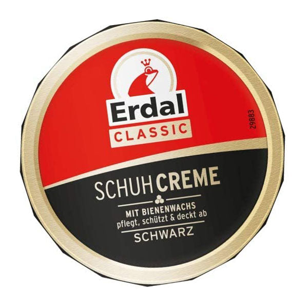 Schuhcreme schwarze 75 ml Dose Farbcreme Lederpflege Schuhpflege für Schuhe