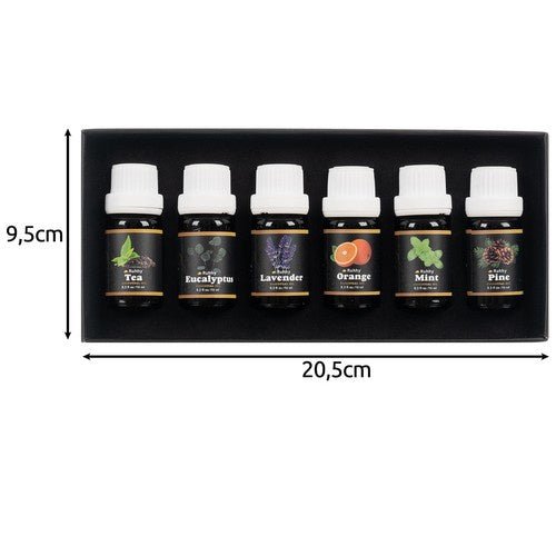 6er Set Duftöle mit verschiedenen Aromen für jeden Raum - Easy2sell-Deluxe