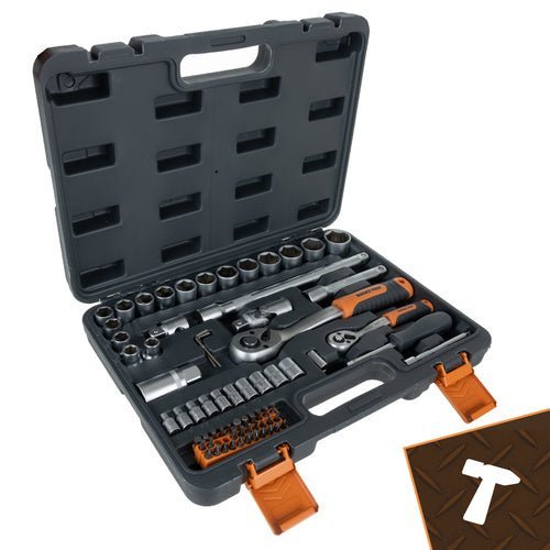 72 - teiliges Werkzeugset mit 72 - Zahn - Ratschen im Koffer - Easy2sell - Deluxe
