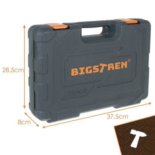 72 - teiliges Werkzeugset mit 72 - Zahn - Ratschen im Koffer - Easy2sell - Deluxe