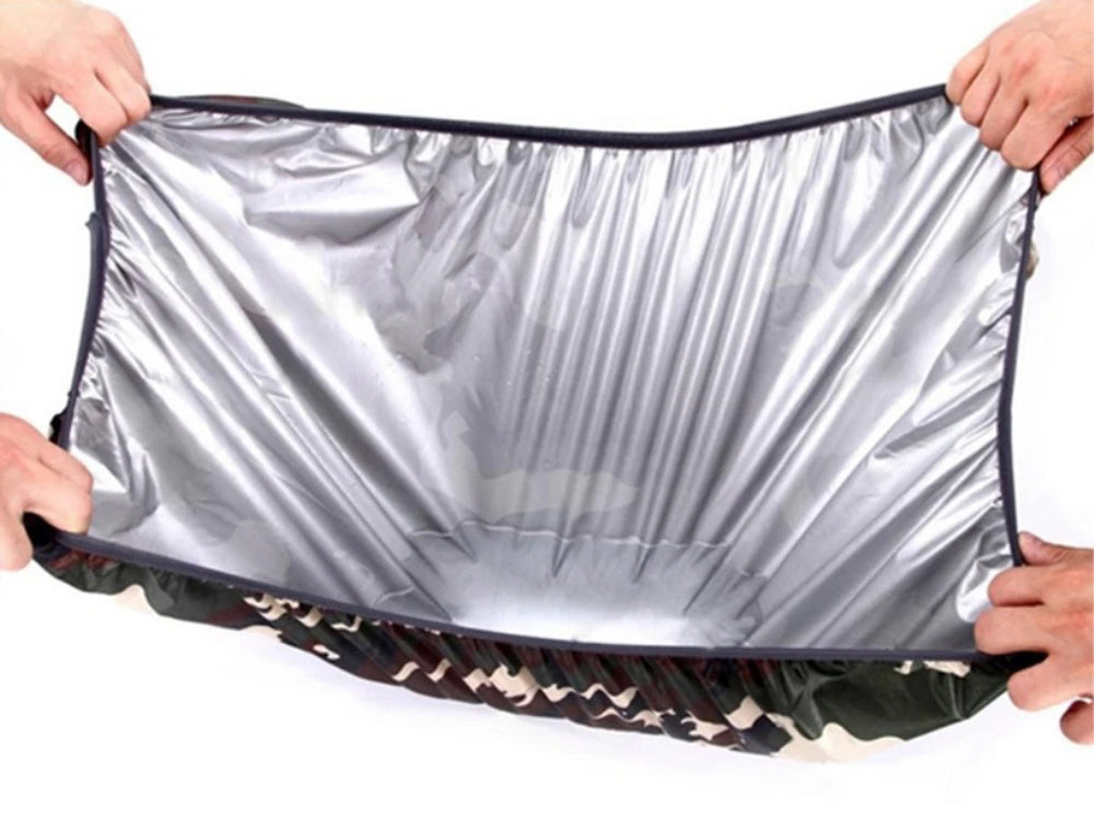 Wasserdichter Rucksacküberzug 35L schwarz, Regenschutz für Outdoor-Rucksäcke
