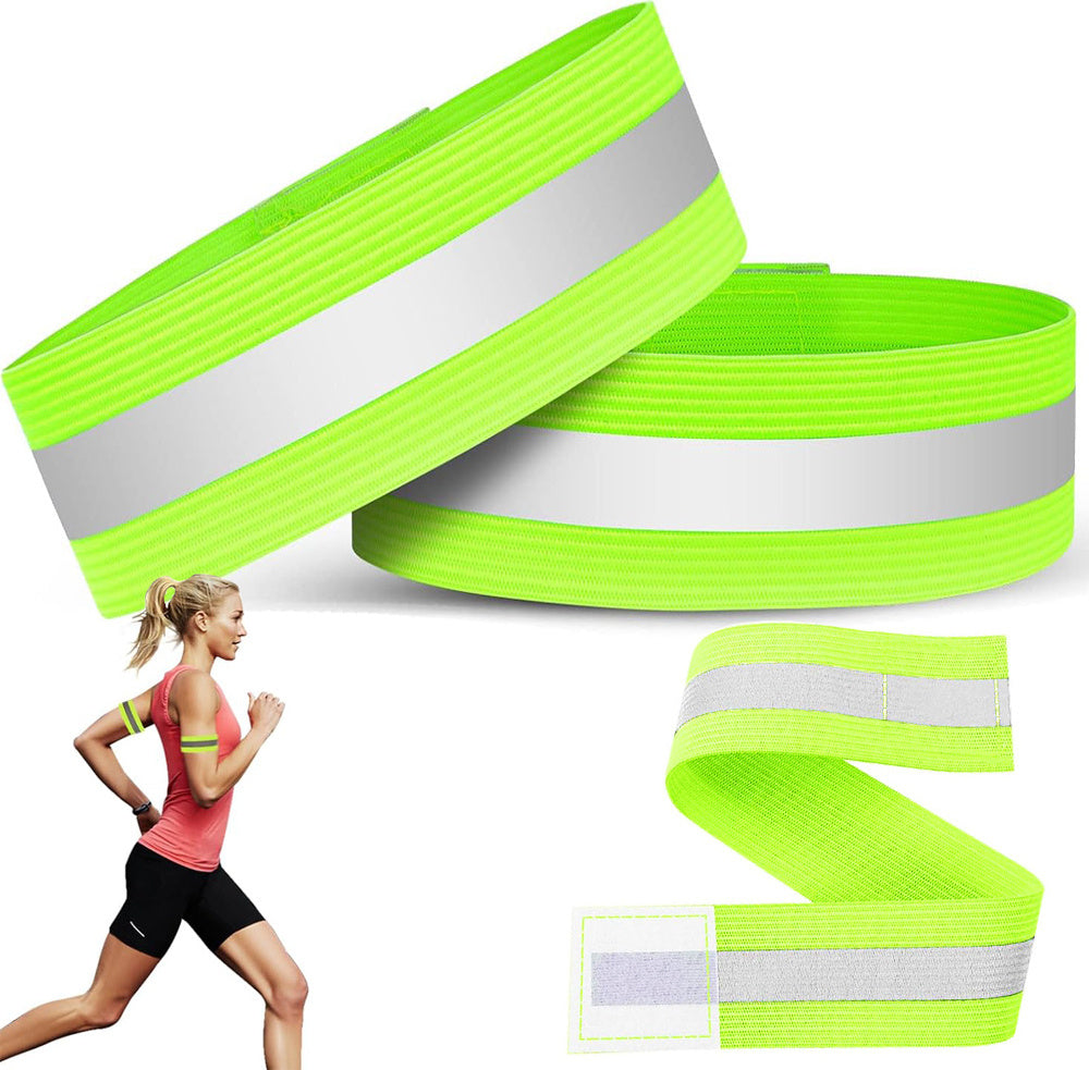 Reflektorband Reflektierend Leuchtband Armband Reflektor Sicherheit Joggen Set