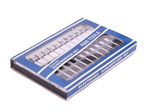 Schraubendreher Set Präzision Torx Flach Stern 12-teilig für PC TV Radio Kamera
