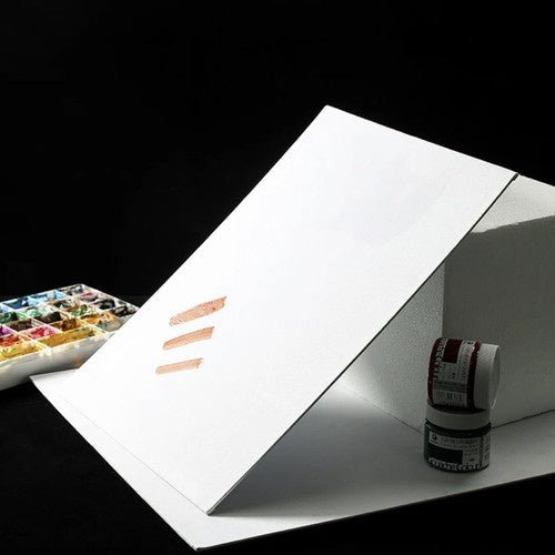 8er - Set Maltafeln für Mixed - Media - Technik, weiß - Easy2sell - Deluxe