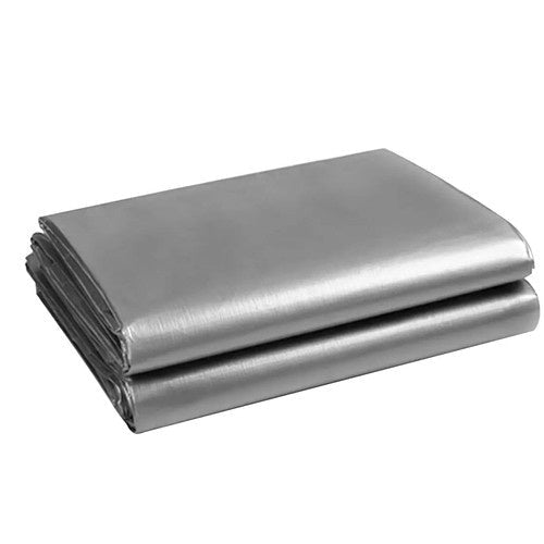 Abdeckplane 4x5 m Wasserdicht Reißfest – HDPE Gewebeplane Silber/Grau - Easy2sell - Deluxe