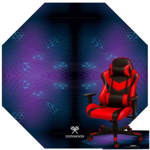Achteckige Gaming - Matte mit rutschfester Unterseite, schwarz - Easy2sell - Deluxe