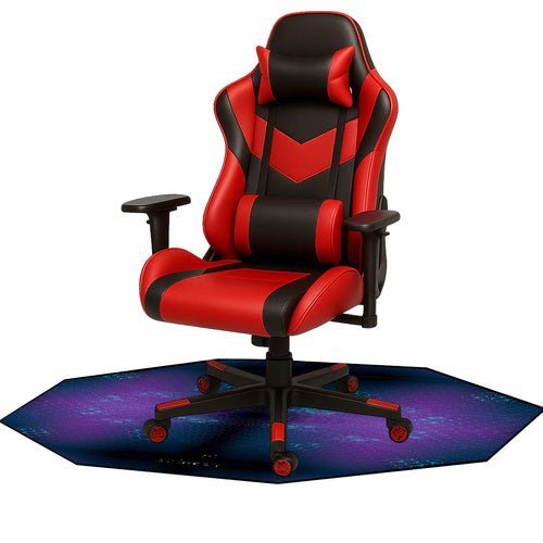 Achteckige Gaming - Matte mit rutschfester Unterseite, schwarz - Easy2sell - Deluxe