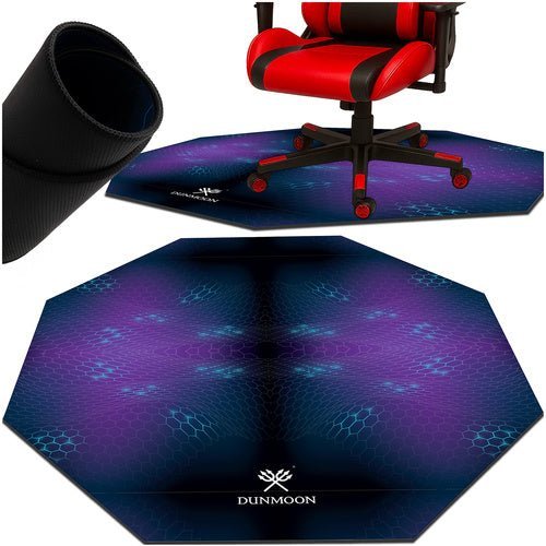 Achteckige Gaming - Matte mit rutschfester Unterseite, schwarz - Easy2sell - Deluxe