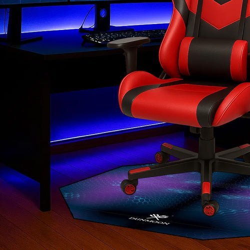 Achteckige Gaming - Matte mit rutschfester Unterseite, schwarz - Easy2sell - Deluxe