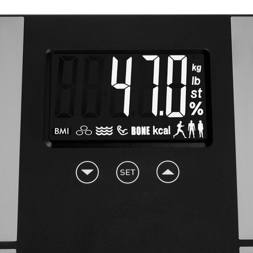Analytische Personenwaage mit BMI - Analyse, schwarz - Easy2sell - Deluxe
