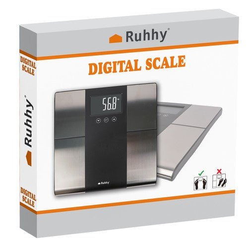 Analytische Personenwaage mit BMI - Analyse, schwarz - Easy2sell - Deluxe