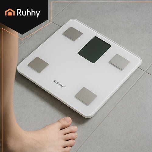 Analytische Waage mit Körperanalyse – Gesundheit überwachen – weiß - Easy2sell - Deluxe