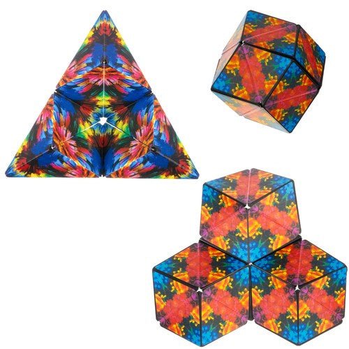 Anti - Stress - Würfel Magnetisch – Kaleidoskop Puzzle für Kinder & Erwachsene - Easy2sell - Deluxe