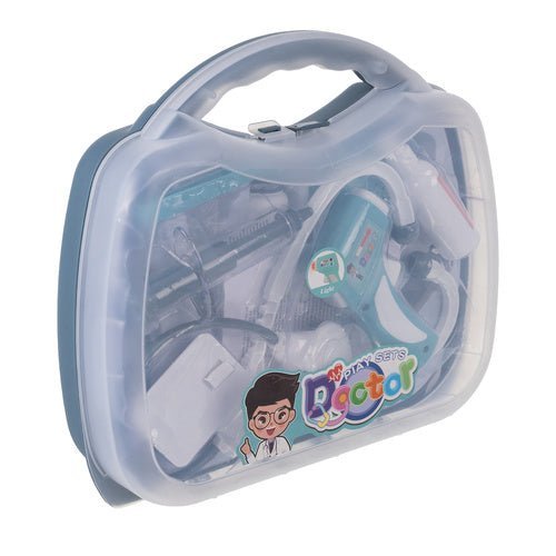 Arztkoffer für Kinder mit Sound & Licht – 13 - teiliges Arztset Spielzeug - Easy2sell - Deluxe