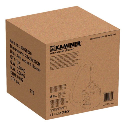 Aschesauger ODK008 - 10L Kaminer 26240 - Easy2sell - Deluxe