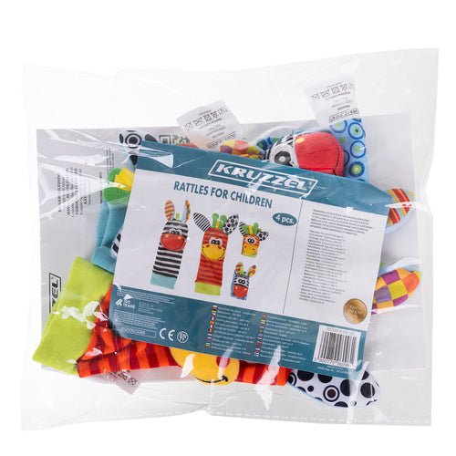Babyrasseln - 4er - Set Kruzzel 25068 - Easy2sell - Deluxe