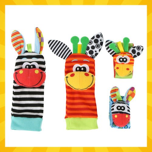 Babyrasseln - 4er - Set Kruzzel 25068 - Easy2sell - Deluxe