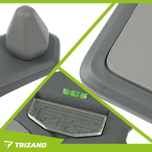 Balance Board mit Zeitzähler und Wasserwaage für Core - Training, 41x52 cm - Easy2sell - Deluxe
