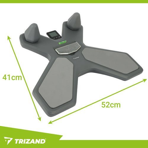 Balance Board mit Zeitzähler und Wasserwaage für Core - Training, 41x52 cm - Easy2sell - Deluxe