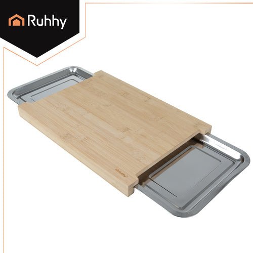 Bambusbrett mit Behältern Ruhhy 25707 - Easy2sell - Deluxe