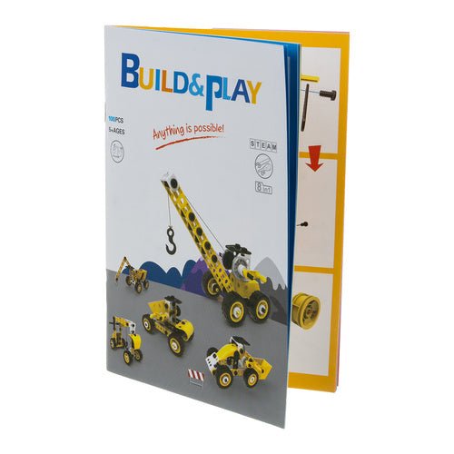 Bausteine - Fahrzeuge 100 Stück ISO TRADE - Easy2sell - Deluxe