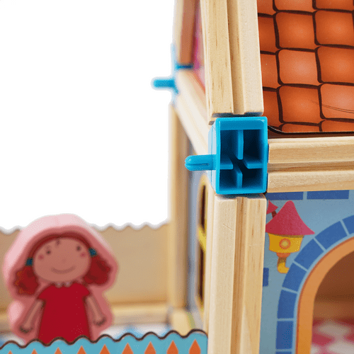 Bausteine Haus 268 Teile – Kreatives Lernspielzeug aus Holz Mehrfarbig - Easy2sell - Deluxe
