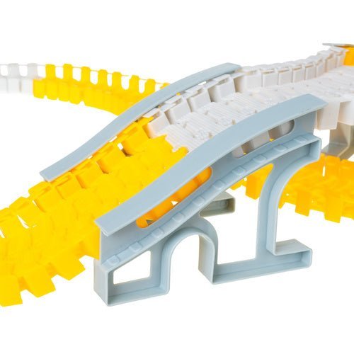 Baustellen Rennbahn Set mit Kran und Baufahrzeugen – 255 Teile Spielzeug - Easy2sell - Deluxe