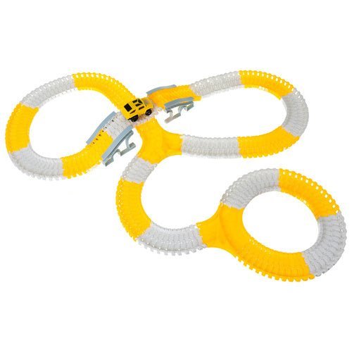 Baustellen Rennbahn Set mit Kran und Baufahrzeugen – 255 Teile Spielzeug - Easy2sell - Deluxe